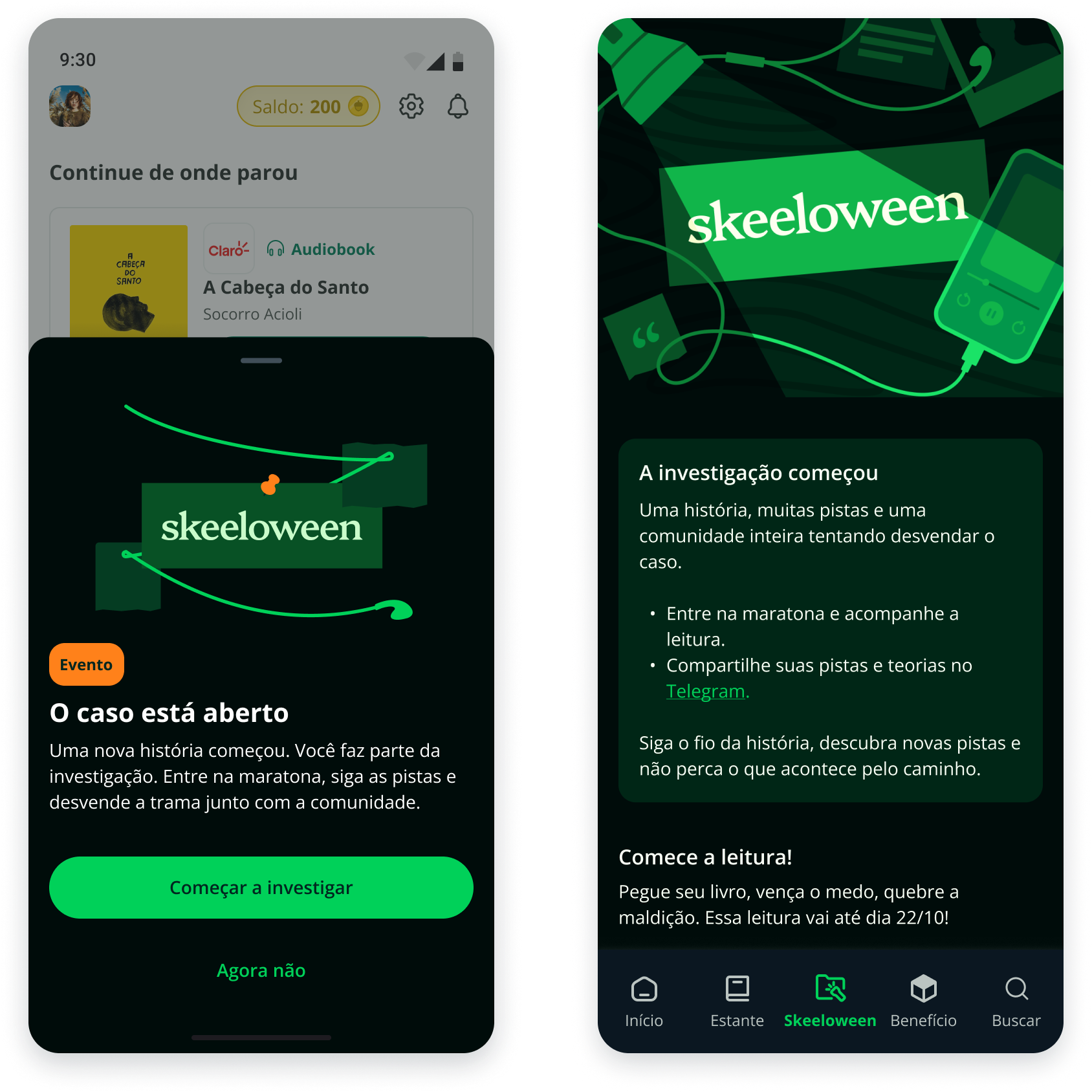 Aba Skeeloween no app